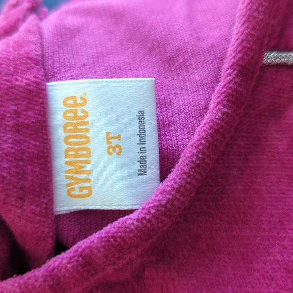 Gymboree 3T Pink Paris Silver Embroidery Animal Dress - Picture 4 of 4